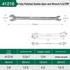 SATA Double-Headed Open-End Spanner Set: 8/10/12/14/17/19/22mm Fixed Forked Wrench