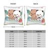 Cute Cartoon Bubu Dudu Square Pillow Cases  Cushion Covers Funny Zippered Decorative Throw Pillow Case Cover for Home 45x45cm