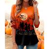 Autumn and Winter New Fashion Round Neck Long Sleeve Printed Elegant Casual Loose Hoodie