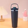 Fashion Thermos Cup Large Capacity Bouncing Fruit Cup Outdoor Portable Accompanying Portable Sports Water Cup