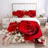 Bedding Set Digital Print Comfortable Duvet Cover for Home Bedroom Decoration, 1 Duvet Cover and 2pillowcase with Zippers