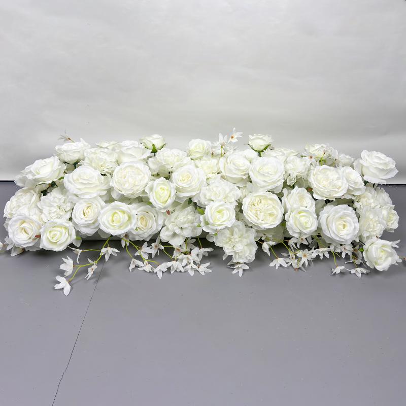 1PC Wedding Flower Wall Decoration Arrangement Supplies Silk Rose Artificial Floral Row Decor Wed Arch Backdrop arrange