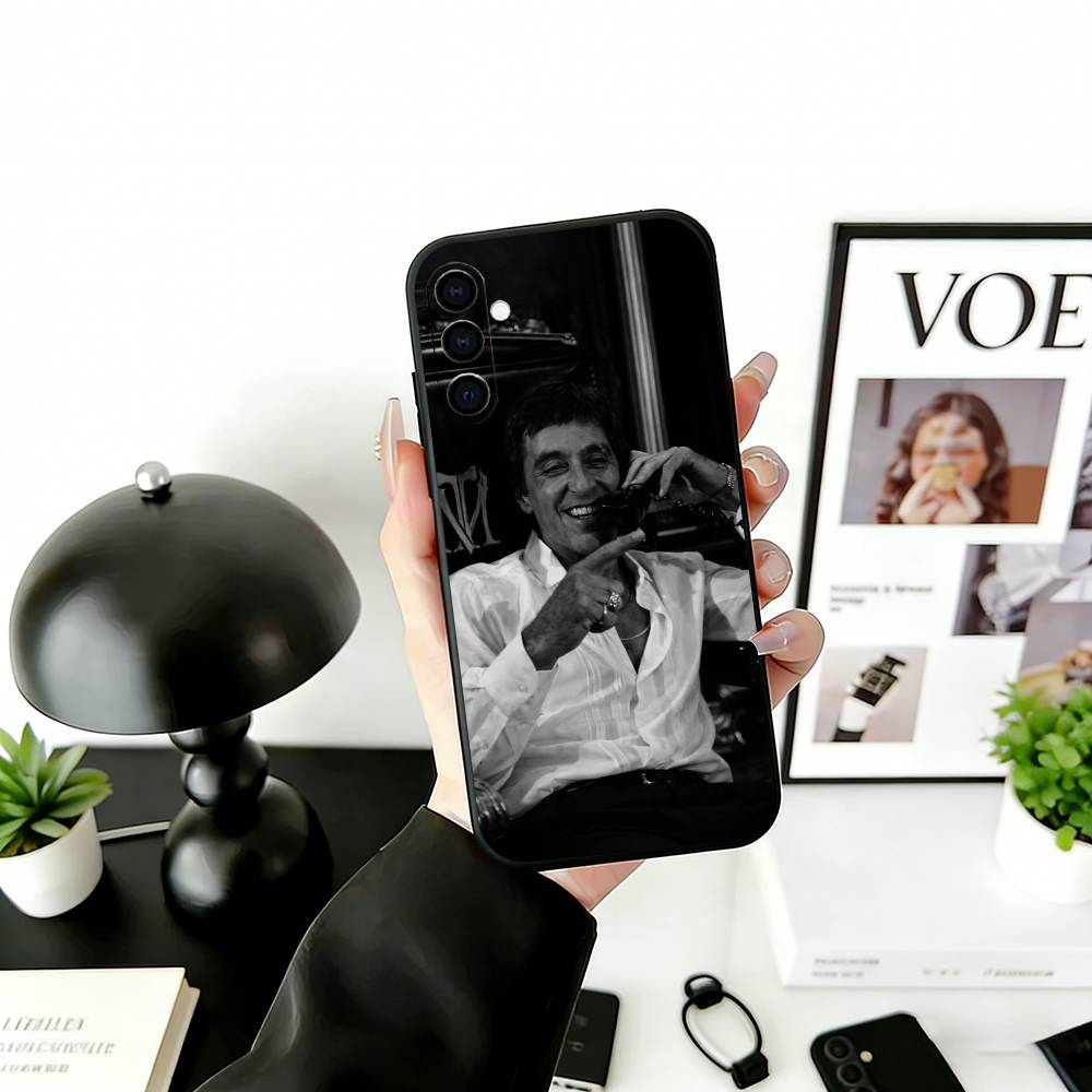 S-Scarface T-Tony Handyhülle Für Samsung Galaxy A73,A72,A71,A70,A53,A52,A51,Andere Weiche Schwarze Hülle