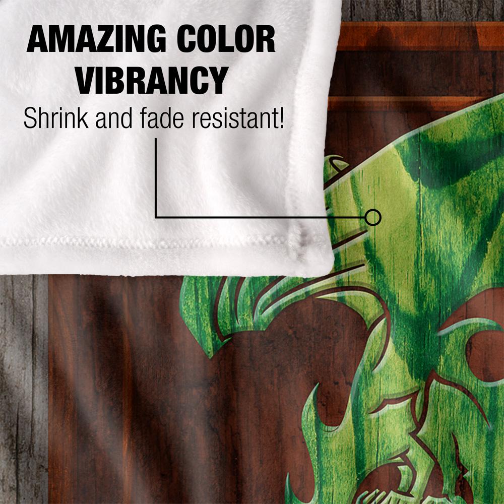 Lord Of The Rings The Green Dragon Sign Blanket