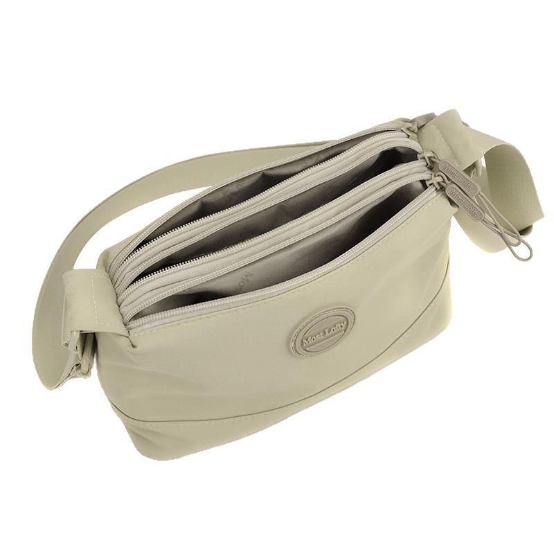 Simple nylon cloth bag summer new casual messenger bag mother bag shopping bag multi-layer large-capacity shoulder women's bag