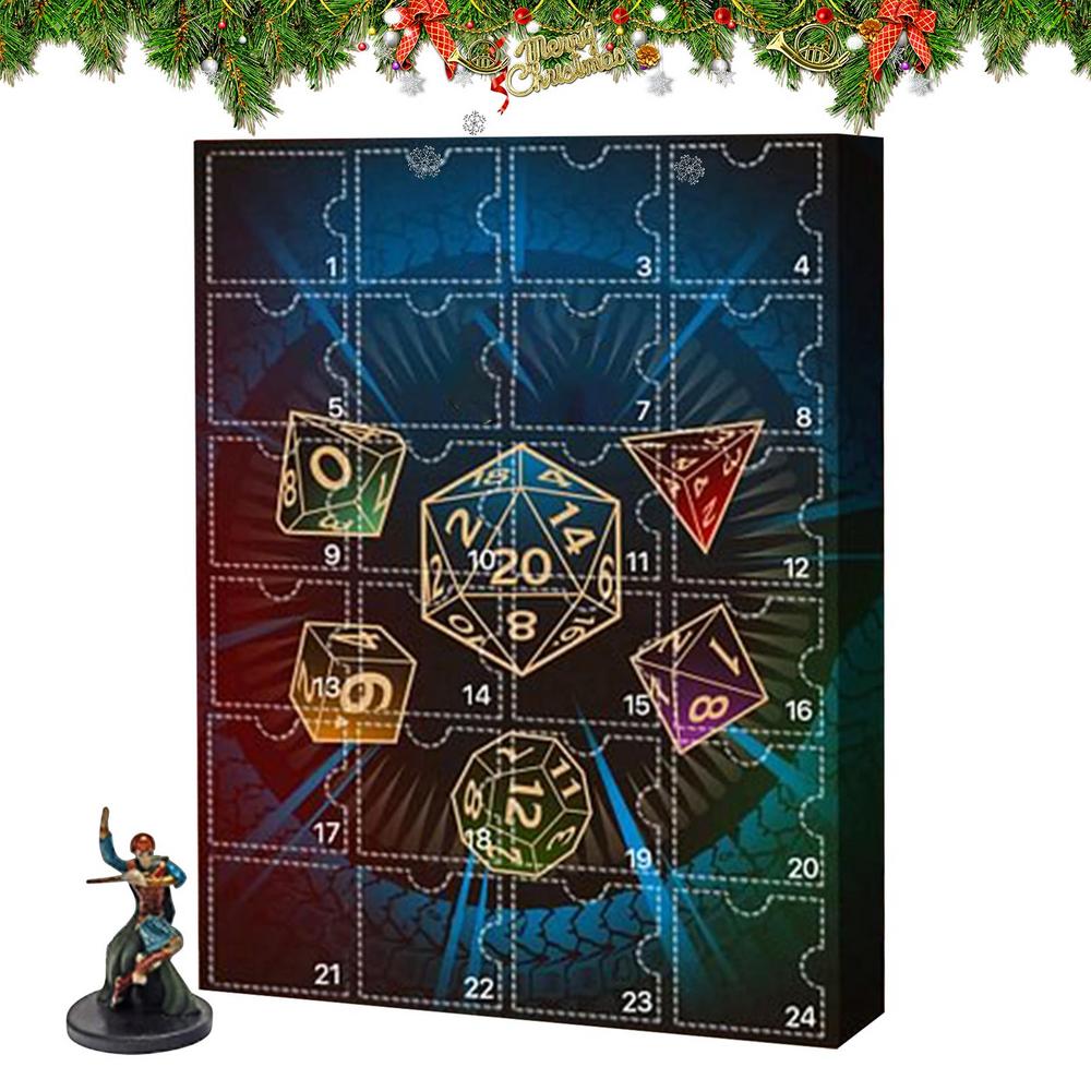 Dungeons Advent Calendar 24 Days Christmas Countdown Calendar Christmas Advent Calendar Miniature Game Figures Set Gifts for Kid