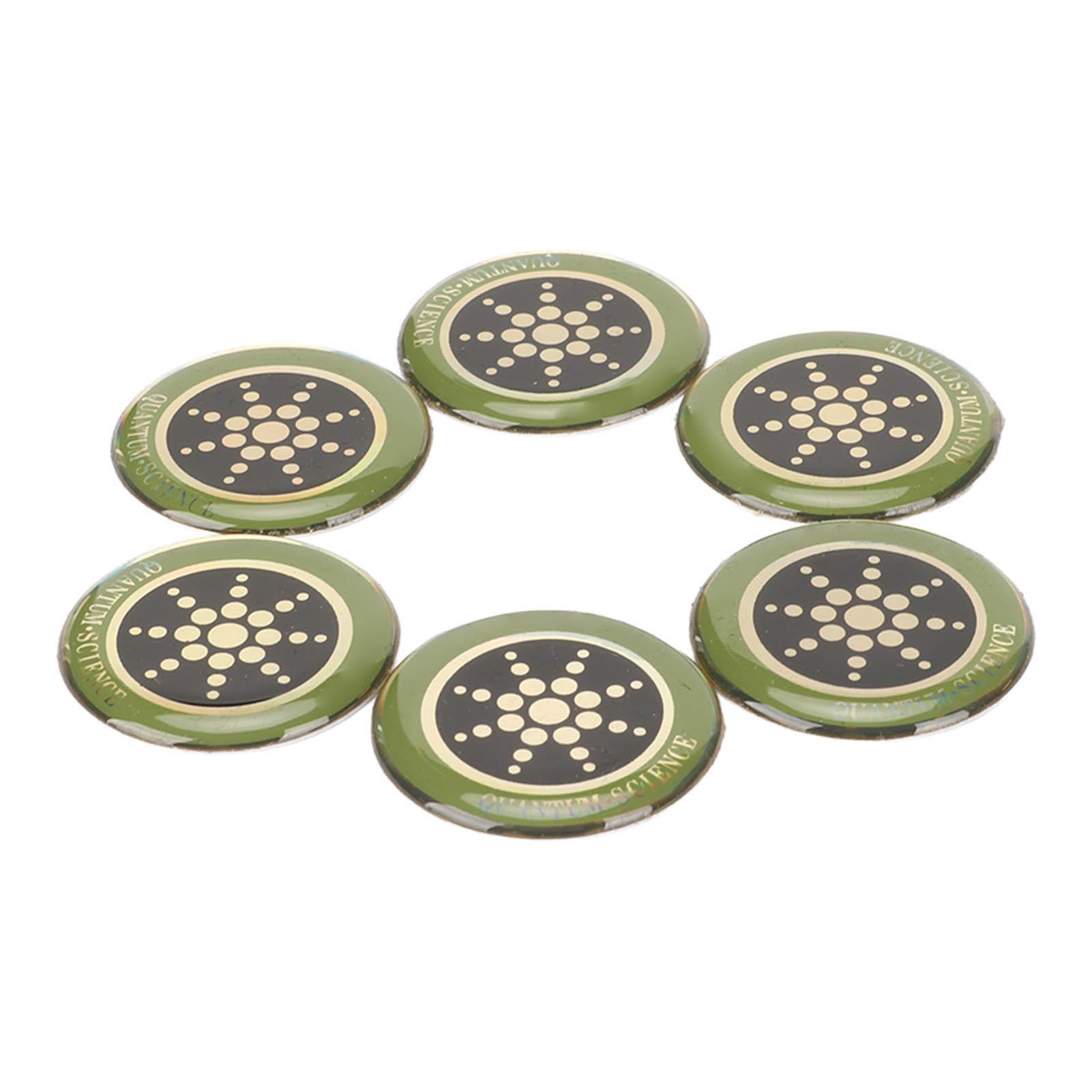 6 шт. Наклейки для мобильных телефонов Самоклеящиеся Наклейки от излучения для компьютеров телефонов 5G