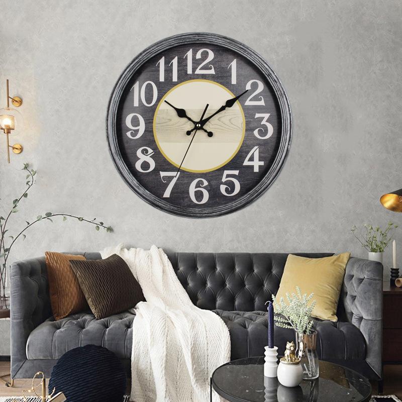 Wall Clock Home Living Room Background Quartz Clock Fashion Clock Silent Bedroom Wall Clock Decoration Wall Clock Alarm Clock