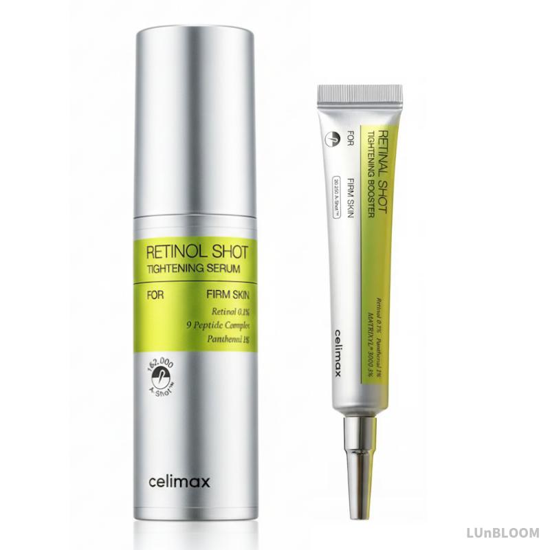 

CELIMAX Сыворотка с ретинолом Vita-A для подтяжки кожи и Бустер для подтяжки кожи с ретиналем Набор (30мл + 15мл)