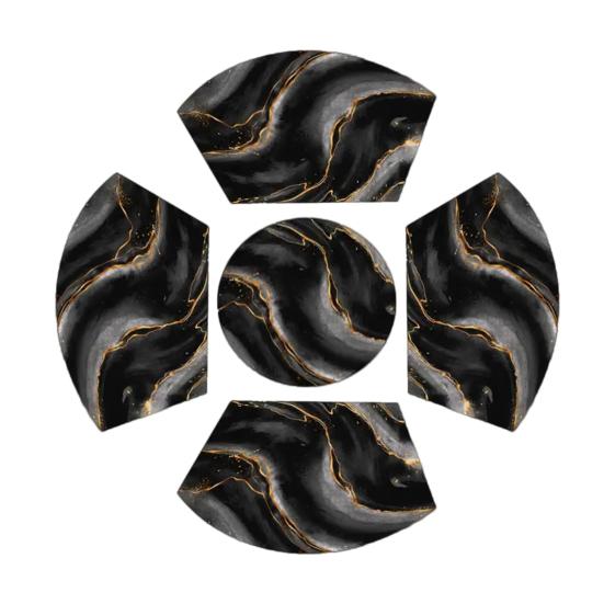 Saugfähige Tischsets Kieselgur-Tischsets Ölfest Hitzebeständig Moderne Tischsets für Esstisch Picknick Partygebrauch