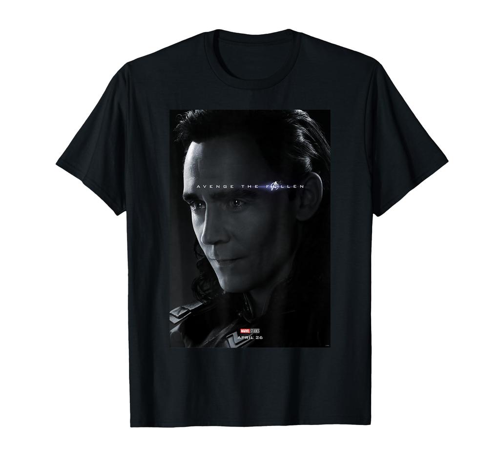 Marvel Avengers Endgame Loki The Fallen Poster T-Shirt