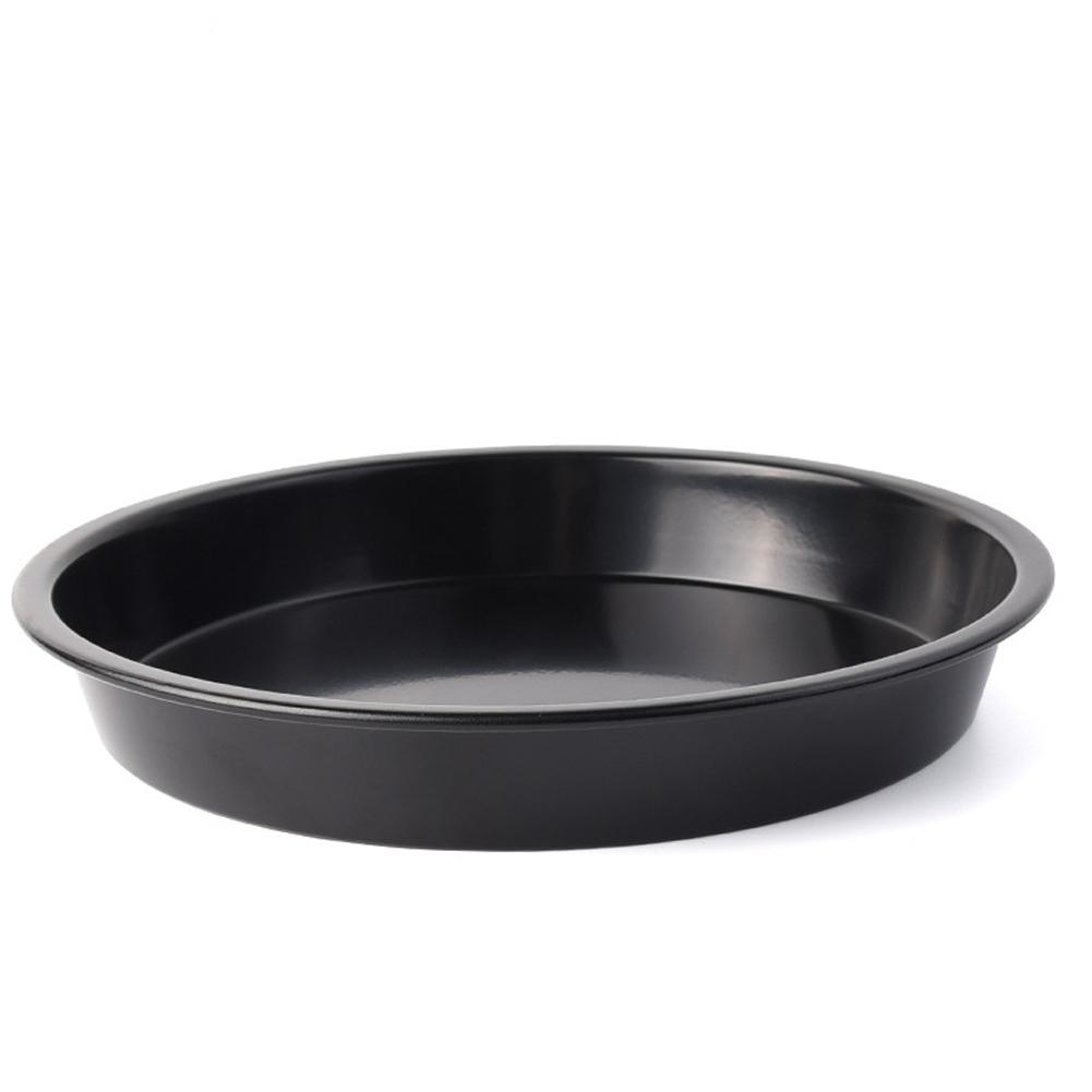 10 inch Round Pizza Pan Tray Deep Dish Carbon Steel Non-stick Mold Baking Tool 10 inch pizza tray#0