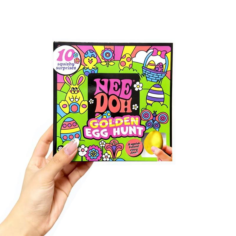 Latest caja Sorpresa Needoh Super Needoh Fuzz Sphere Jelly Hops Dippin' Dazzler Eggs Super Solid Squish Easter Theme