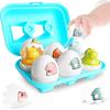 Montessori Sorting & Matching Game Plaything Easter Egg Basket Party Present Vivid Chickens Dinosaurs Shape Kid Fine Motor Skill Toy