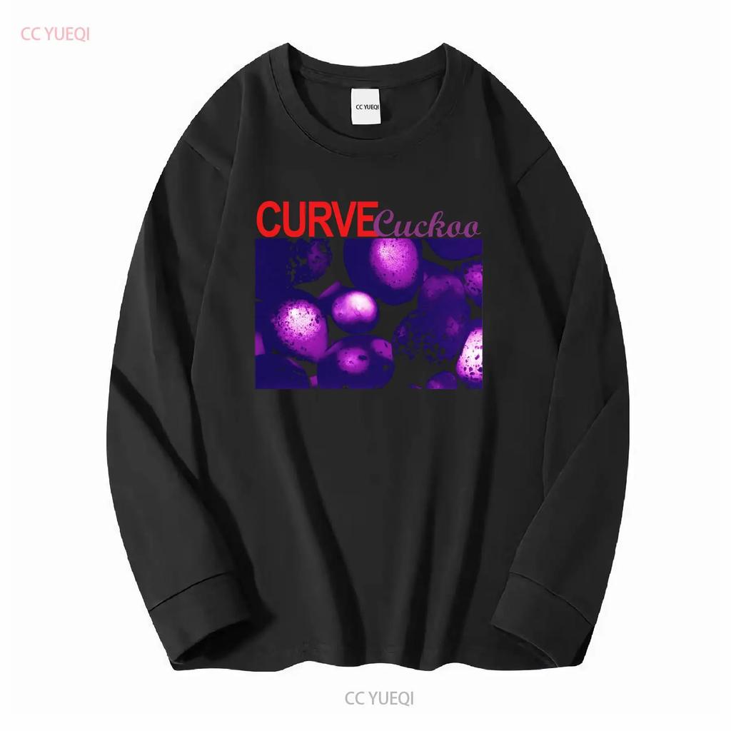 Curve T Shirt Cuckoo Long or Short Sleeves Vintage Washed Slightly Designer Clothes Homme Top For Everyday Wear Soft Breathable