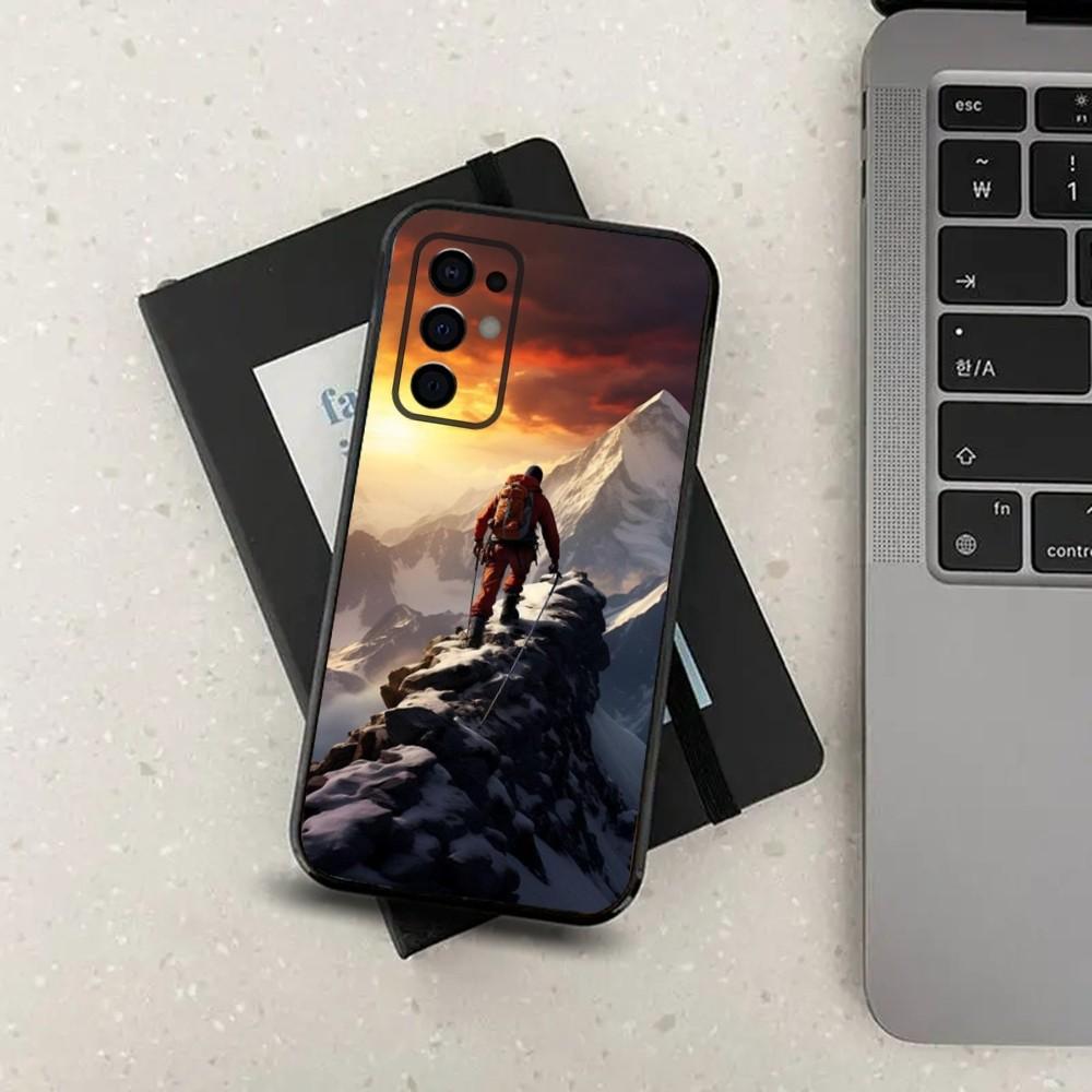 Rock Climbing Phone Case For Samsung S24,S21,S22,S23,S30,Ultra,S20,Plus,Fe,Lite,Note,10,9,5G Black Soft Cover