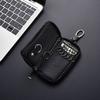 New PU Leather Keychain Bag Carbon Fiber Retro Car Key Bag Portable Mini Keys Pouch