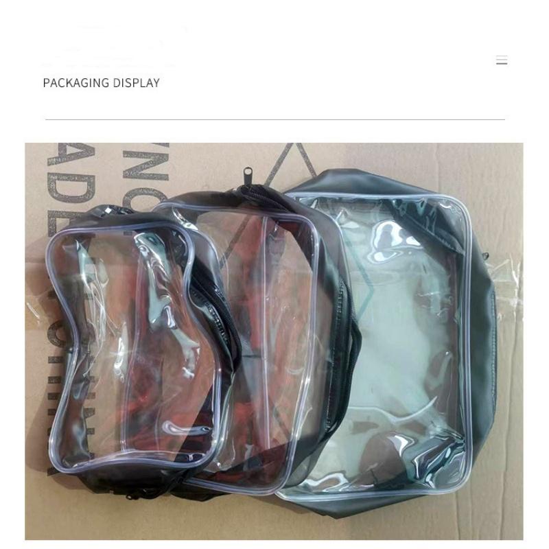 1 PC PVC Wash Bag Travel Portable Transparent Waterproof Makeup Storage Cosmetic Organizer Large Capacity Makeup Bag