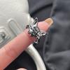 Peep Cat Ring Female Niche Design Sense Advanced Sense Cold Wind Dark Spice Girl Index Finger Ring Personality Ring