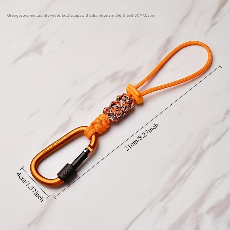 1PC Multi-functional Outdoor Camping Accessories, Durable Braided Rope Keychain, with Anti-lost Hand Strap, Portable Kettle Lanyard