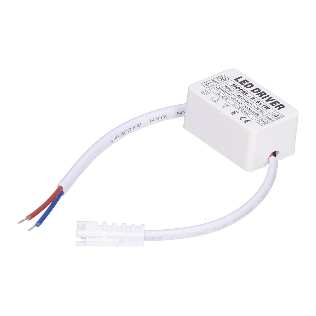 LED Driver 300mA 9‑18VDC Small Size Easy Installation Good Heat Dissipation LED Transformer for Home
