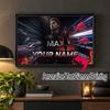 Max Verstappen Custom Name Text 5D Diamond Painting Kit DIY Full Drill Diamond Art Decoration