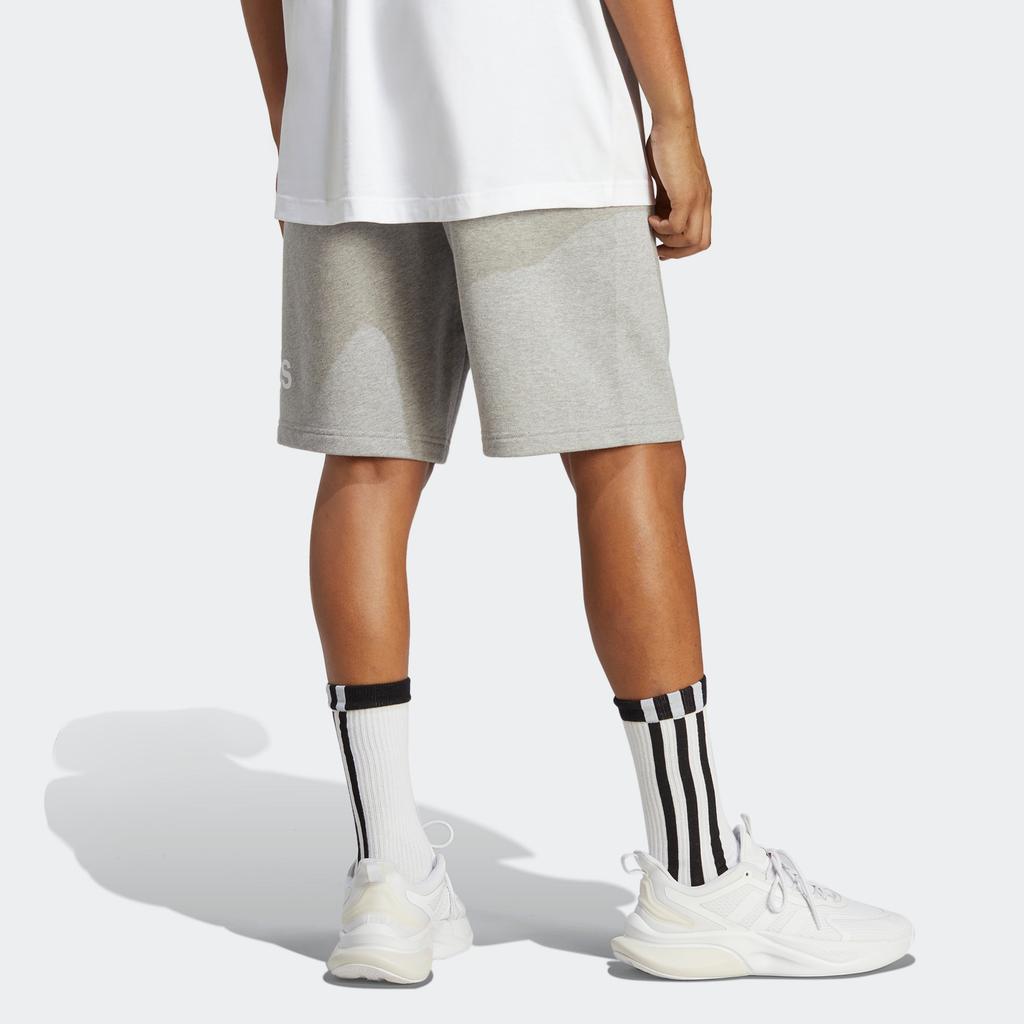 adidas Essential Casual Shorts Men's Medium Heather Gray IC9403