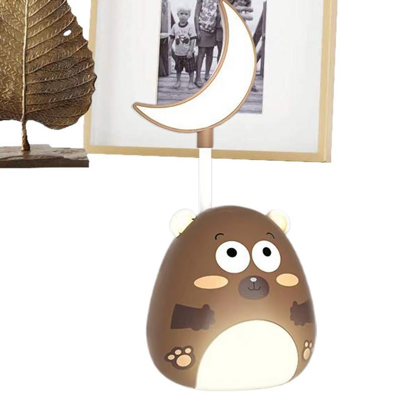 

Animal Lamp For Nightstand Brightness Adjustable Bear Table Lamp Multiple Modes Light Cute Night Lamp For Bedroom Study Children United States