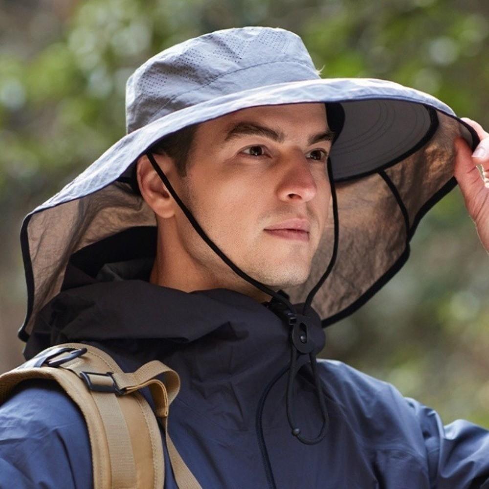 Breathable Sunshade Shawl Cap Solid Color Neck Cover Hiking Cap Fashion Neck Protection Hat  Spring