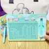 Puzzle Steel Ball Drawing Board Magnetic Toy Writing Pad Bag Pendant  for Backpack
