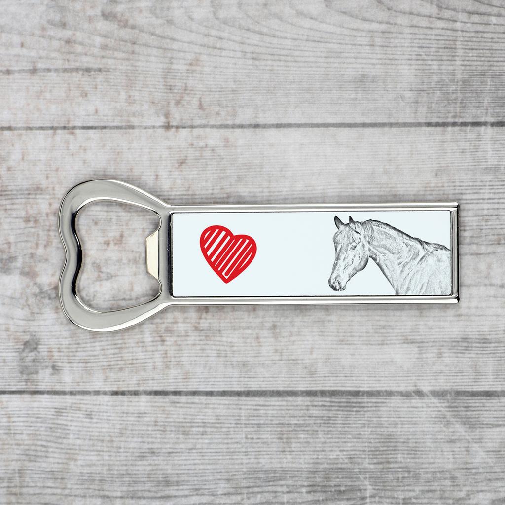 Koń Gniady - Otwieracz Do Butelek Z Koniem, Personalizowany Otwieracz Na Lodówkę, Wyjątkowy Upominek Dla Mężczyzny Marki Art-Dog