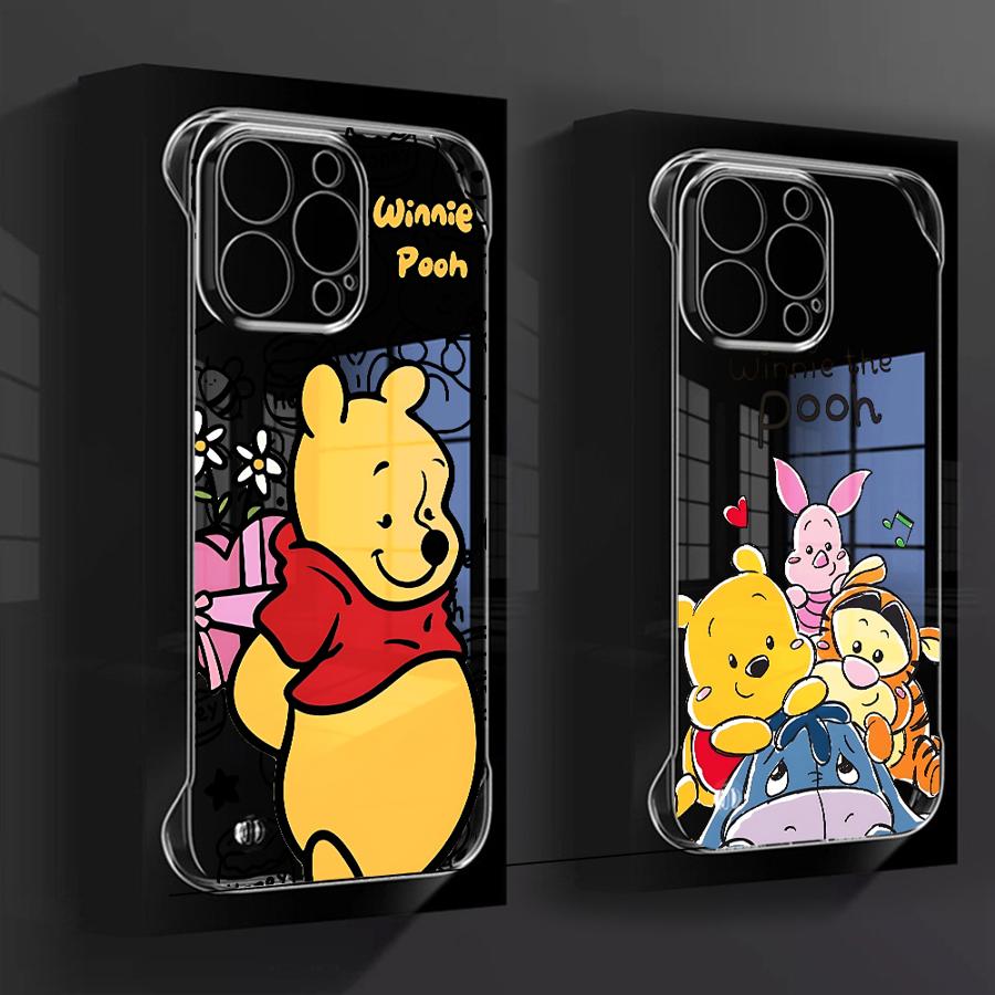 Winnie The Pooh Funny Phone Case for Apple iPhone 15 16 Pro Max 13 14 Plus 12 11 Pro plus Matte