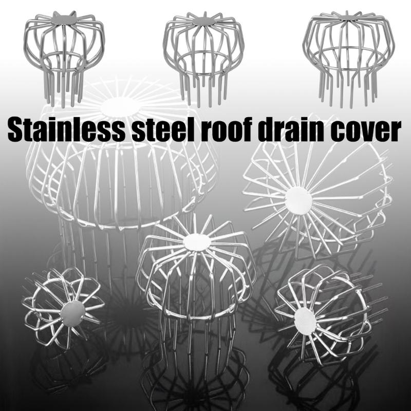 Strong Debris Defense Drain Filters Meshing Resistant Easy Installs Steel Drain Cover Meshing for Gutters Downspouts
