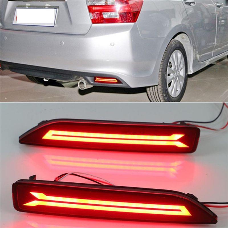 Car Rear Bumper Light Brake Light Driving Light For Honda City 2012- 2014 For CRV 2007- 2009