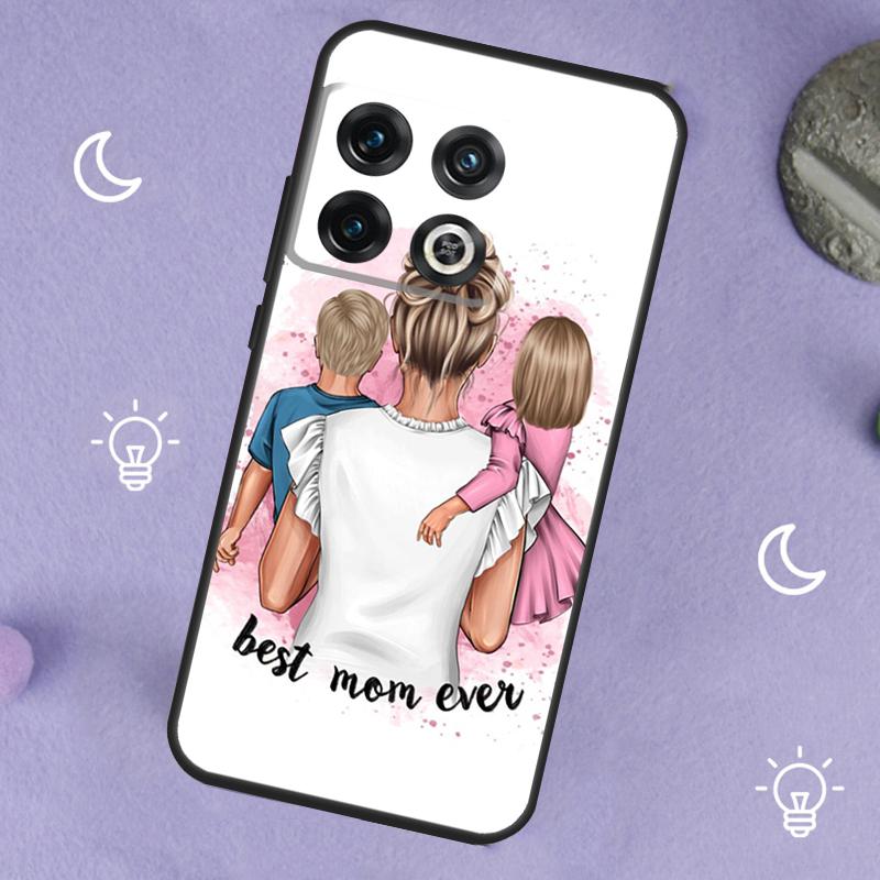 Baby Mom Daughter Girl Son Dad Case For OnePlus 13R 12R 10R 13T 15 13 12 11 8T 10T Nord CE 4 3 2 Lite N20 N30 Nord 5 Cover