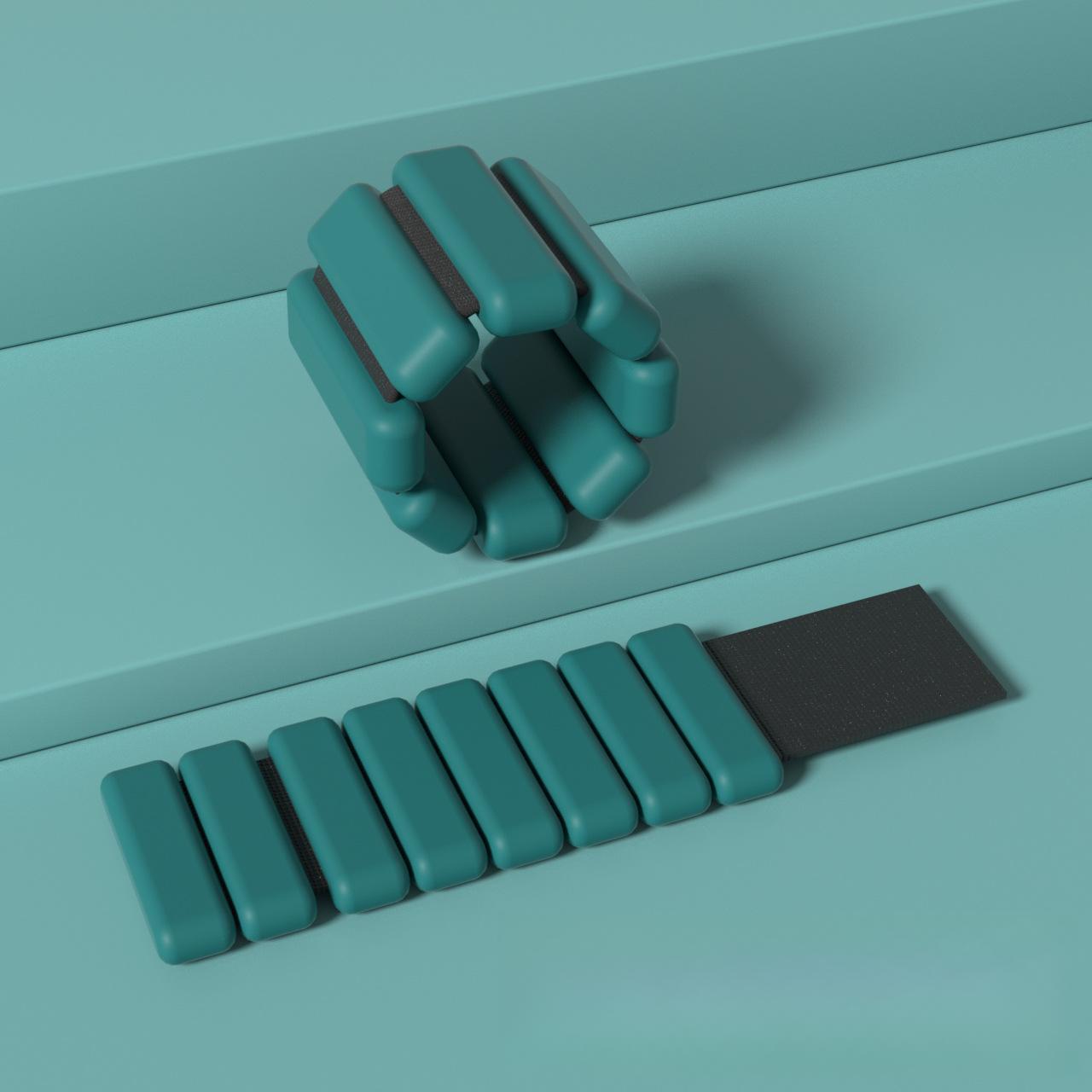 

Силиконовые силовые тренировочные пояса с отягощениями, подходящие для ношения на запястьях и лодыжках, с нескользящими дышащими ремнями и съемными весовыми пластинами зелёный