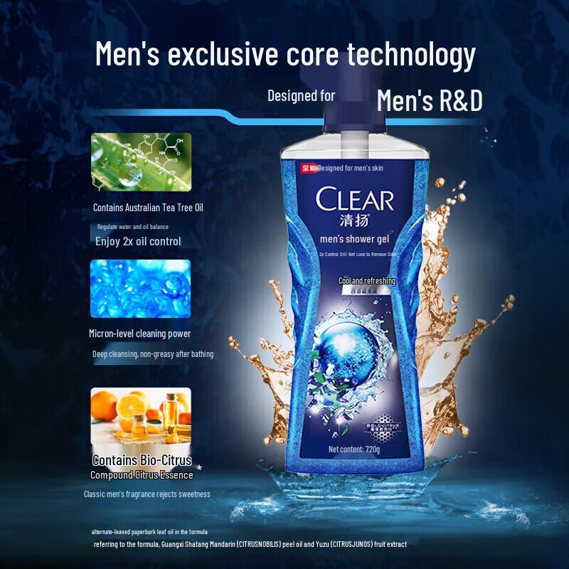 Clear Men Oil Control Ice Cool Body Wash
