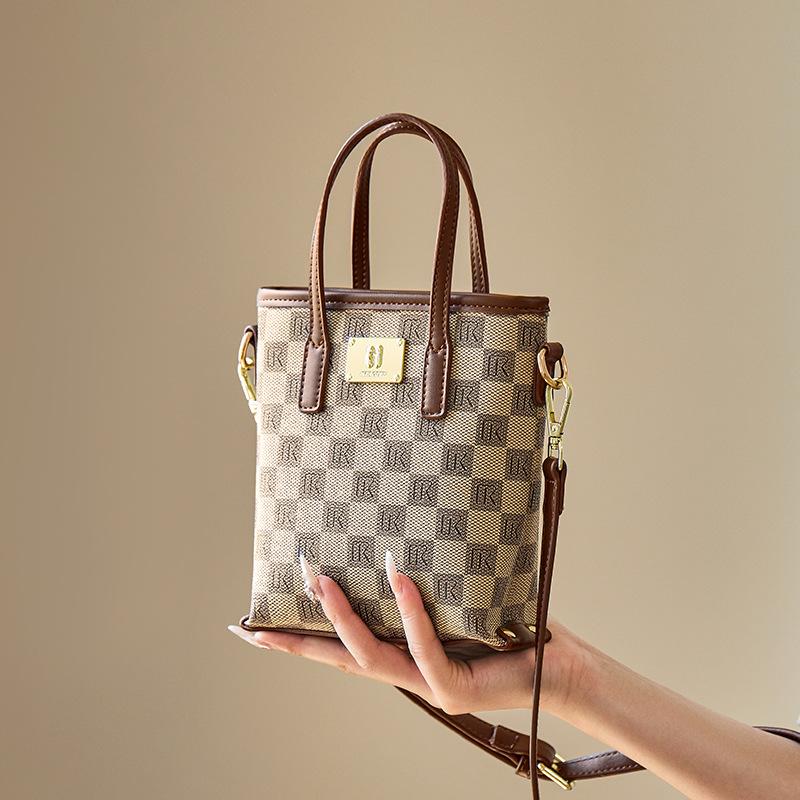 Mrs. Qiao Bag 2025 New Crossbody Bag for Women Autumn Winter Mini Phone Bag Vintage Monogram Handbag Casual Women's Bag