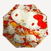 1pc Hello Kitty Automatic Opening/Closing Umbrella with Foldable Design, 8-Bone Iron Frame, Outdoor, Festive Gift for Fans, Travelers, Everyday Use, I