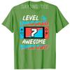 Level 7 Unlocked Awesome Since 2017 7th Birthday Gaming TShirt Gamer 7 Year Old Birthday Gift Video Game Lovers Tee Fashion Top