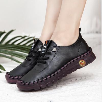 Puro Cucito a Mano Taglia Forte, Scarpe da Studente Donna, Scarpe Singole Piatti Scarpe Casual