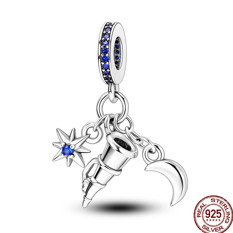 Copper Beach Ocean Vacation Drink Starfish Charm Beads Suitable Fit Pan Original Bracelet Diy Holiday Jewelry Gift