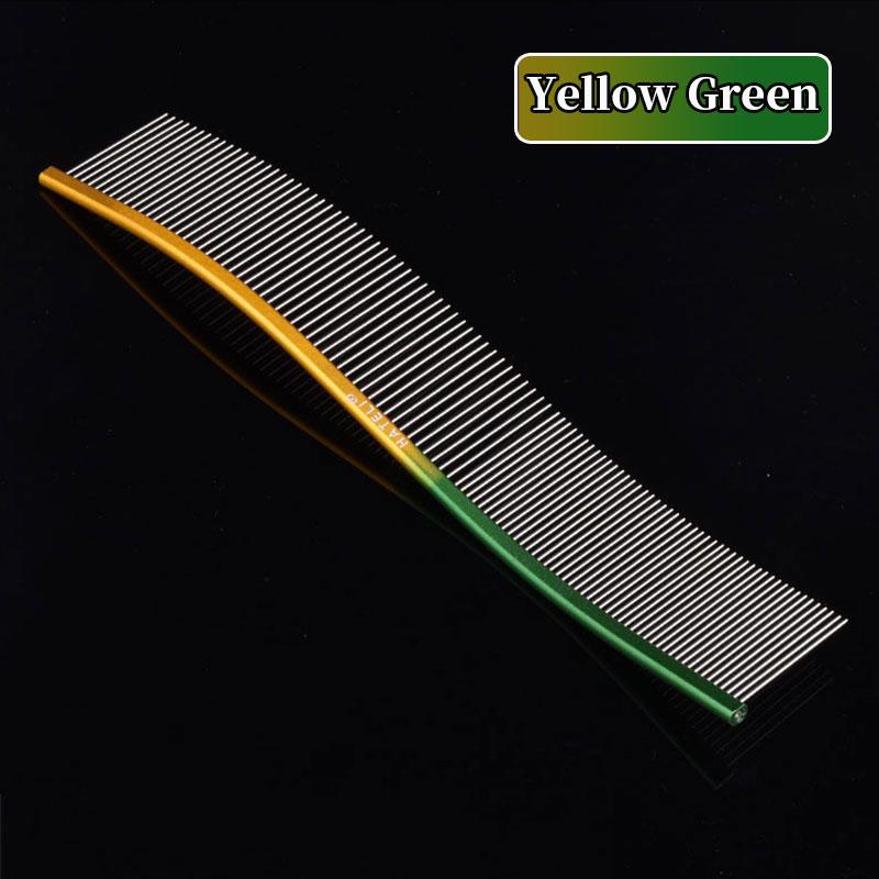 Pet S-shaped & curved Comb Professional Stainless Steel Grooming Comb Dense Sparse Teeth Dog Cat Cleaning Hair Reemoval Comb