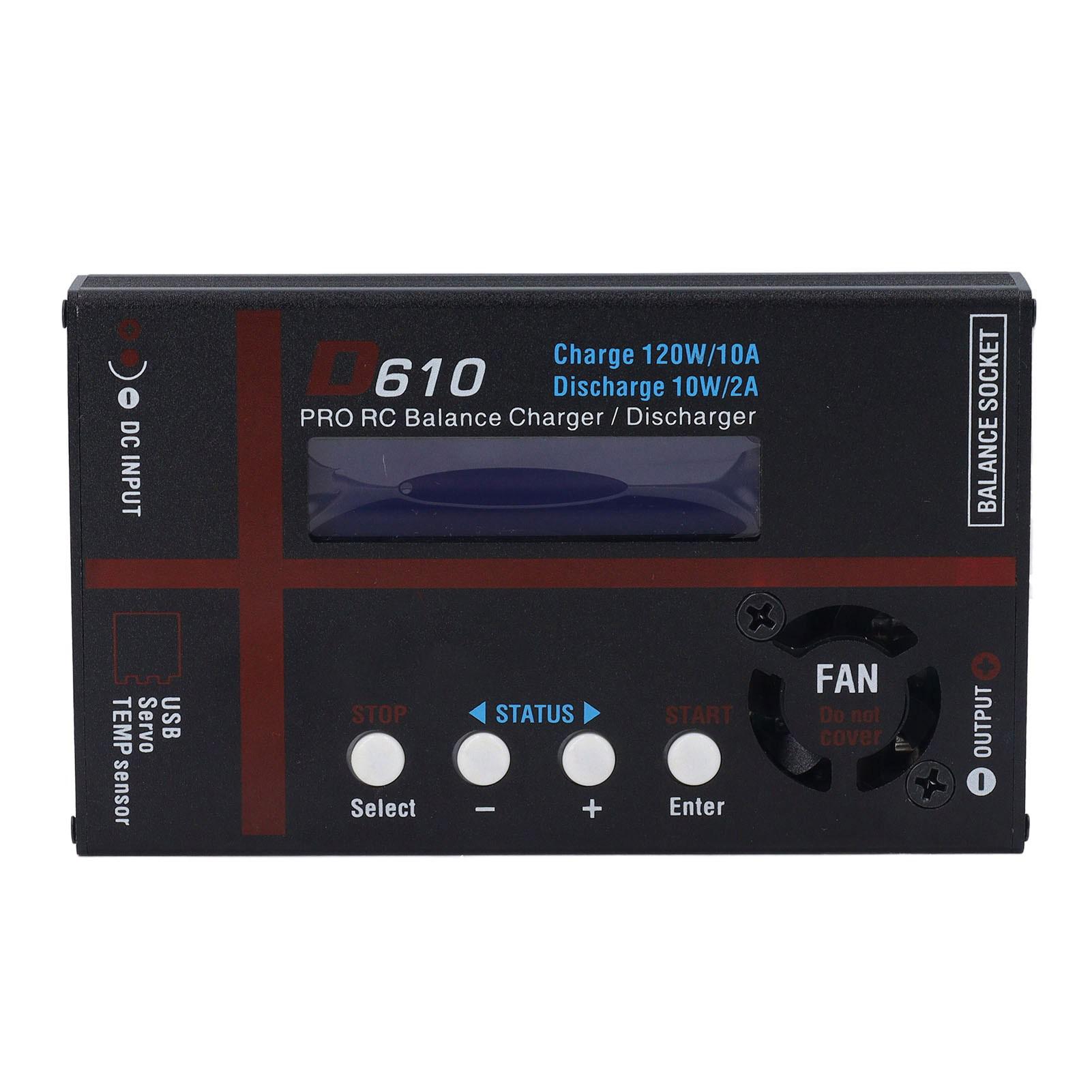 

120 Вт 10 А Балансний зарядний пристрій Зарядний пристрій для RC акумуляторів Розрядник для Розумного акумулятора I II III 16S LiFe LiHV Li