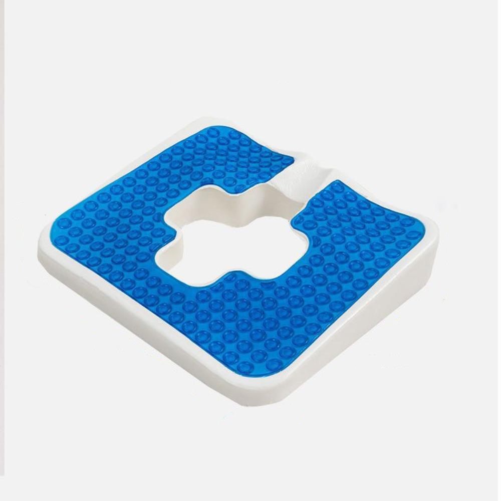 Multifunctional Anti Bedsore Gel Cushion T Shaped Opening Anti Decubitus Pad Breathable Elderly Butt Cushion