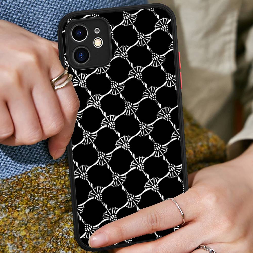 Luxury Fashion J-Joop For IPhone 15 16 Pro Max 11 12 13 14 XS XR X Plus 16E Matte Translucent Phone Cover