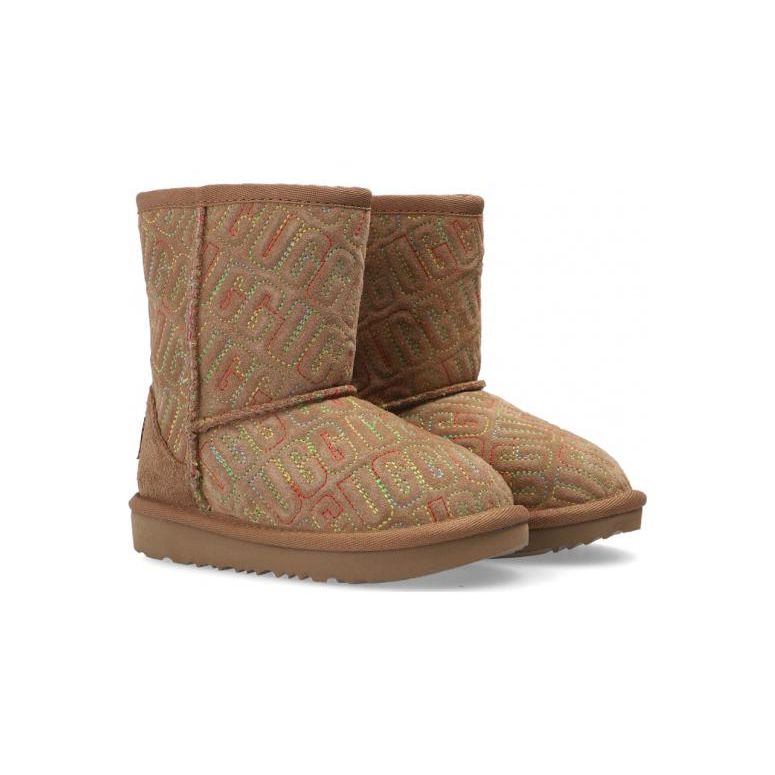 UGG Versatile Comfortable Low-Cut Kids Boots Kids Boots Light-Brown 1112383T-CHE