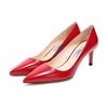 (WMNS) PRADA Pointed Saffiano Leather Heels 'Red' Women's 1I834I_3A9S_F0011_F_065