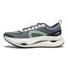 Li Ning Cushioning Abrasion Resistant Lightweight Rebound Low top Running Shoes Women's Black White ARHU006-2