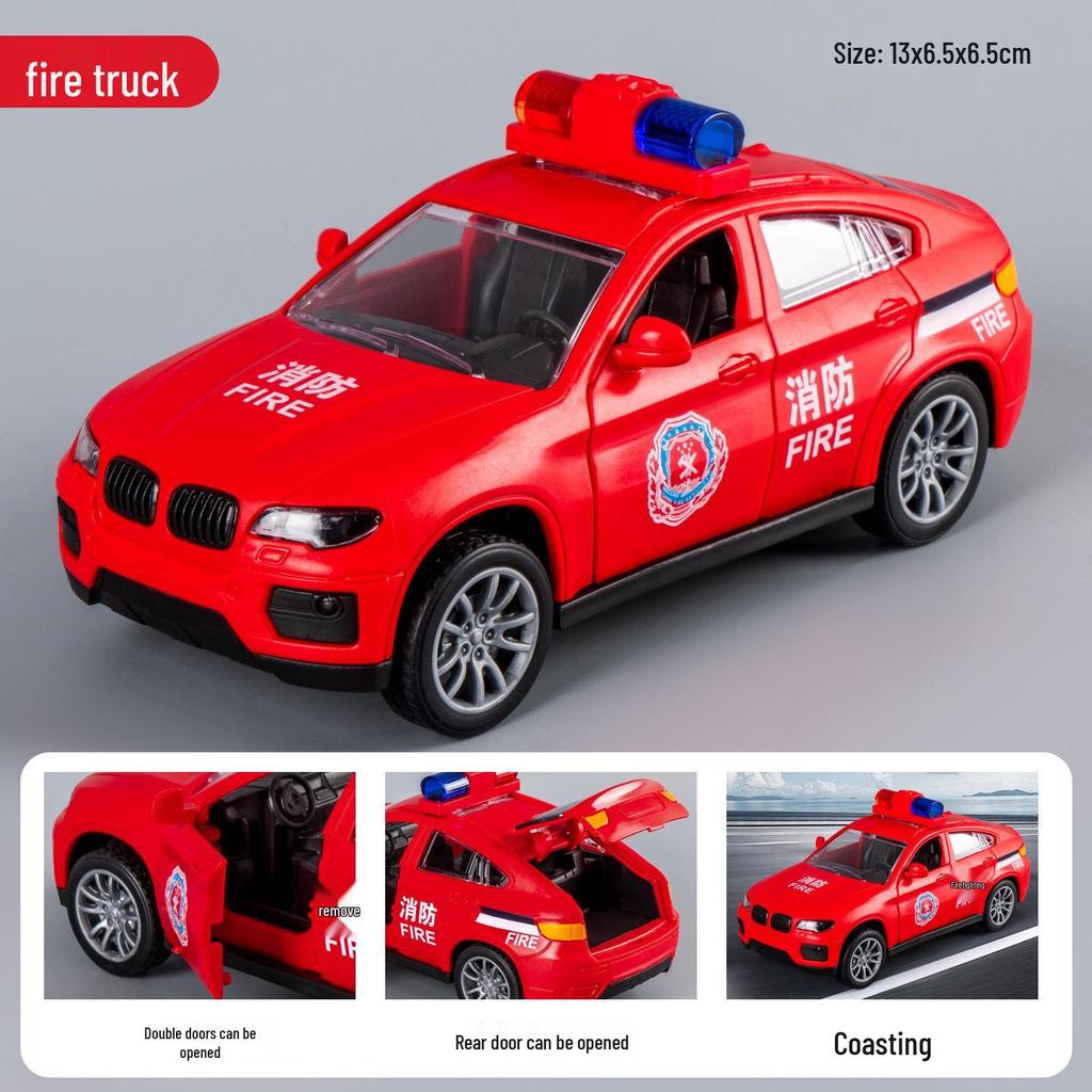 Inertial Toy Cars for Kids: Police, SWAT, and Ambulance Models